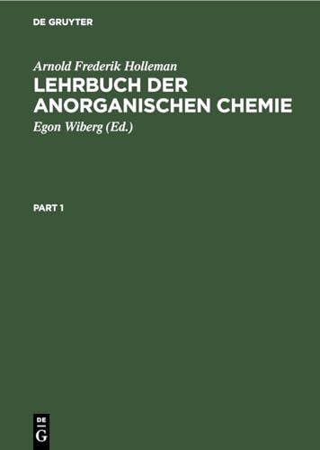 Lehrbuch der anorganischen Chemie von de Gruyter